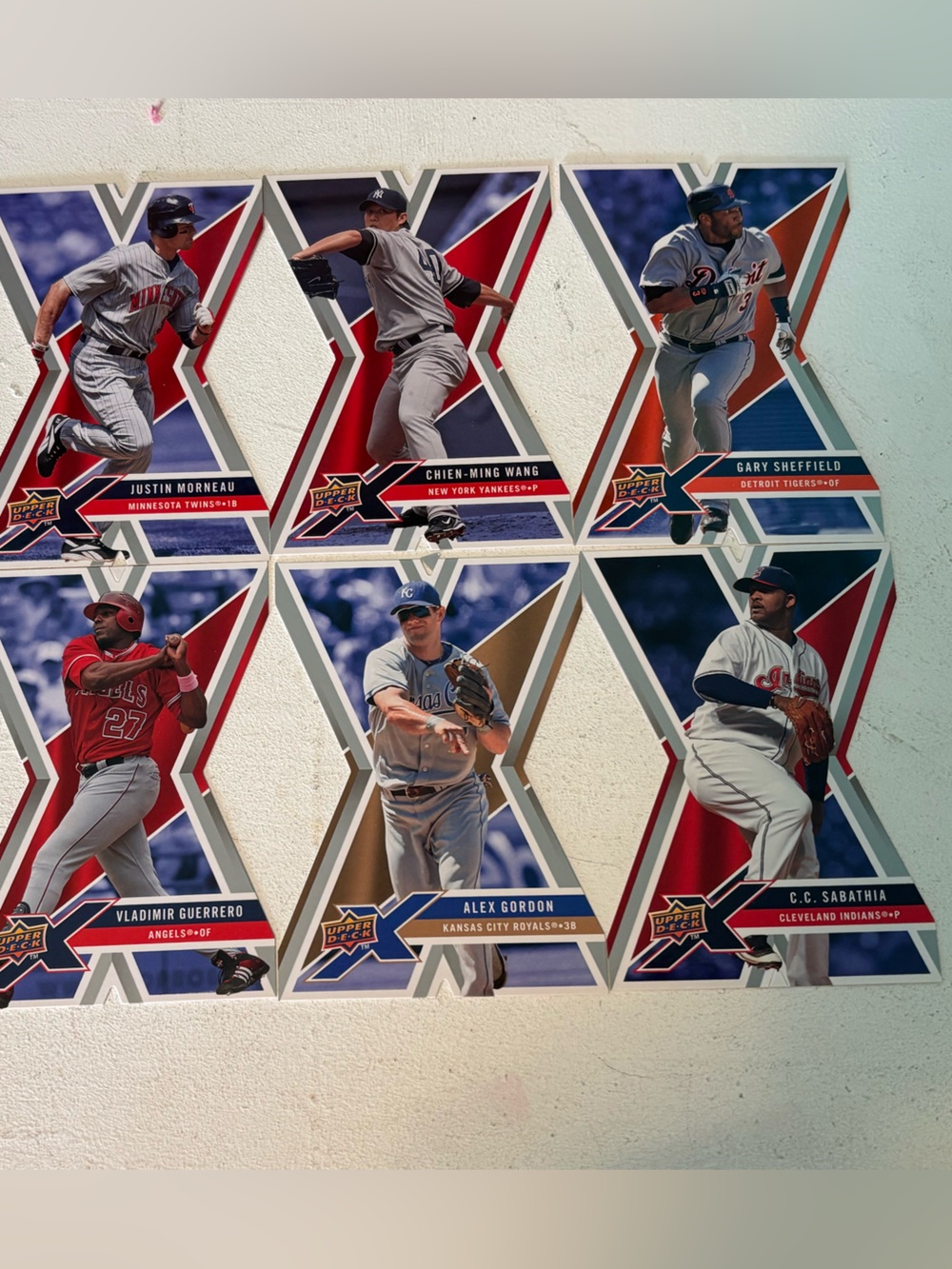 2008 Upper Deck X Lot of 20 – Frank Thomas, Jim Thome, Vlad Guerrero & More